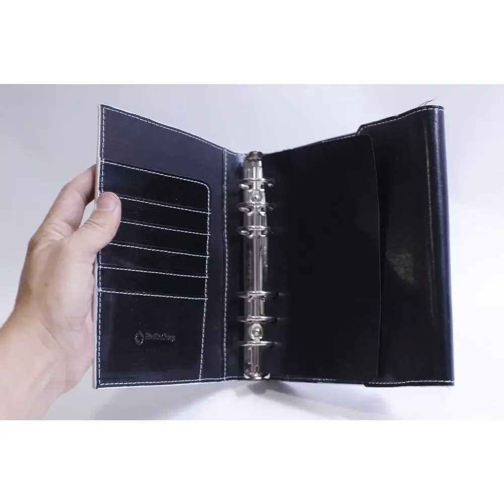 Franklin, Modern, Day Planner, Binder, Triangle Clasp, White Border, Time